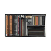 Набор художественный Cretacolor `ULTIMO` 36 шт в металлической коробке